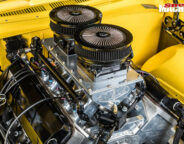 Holden HZ ute engine bay