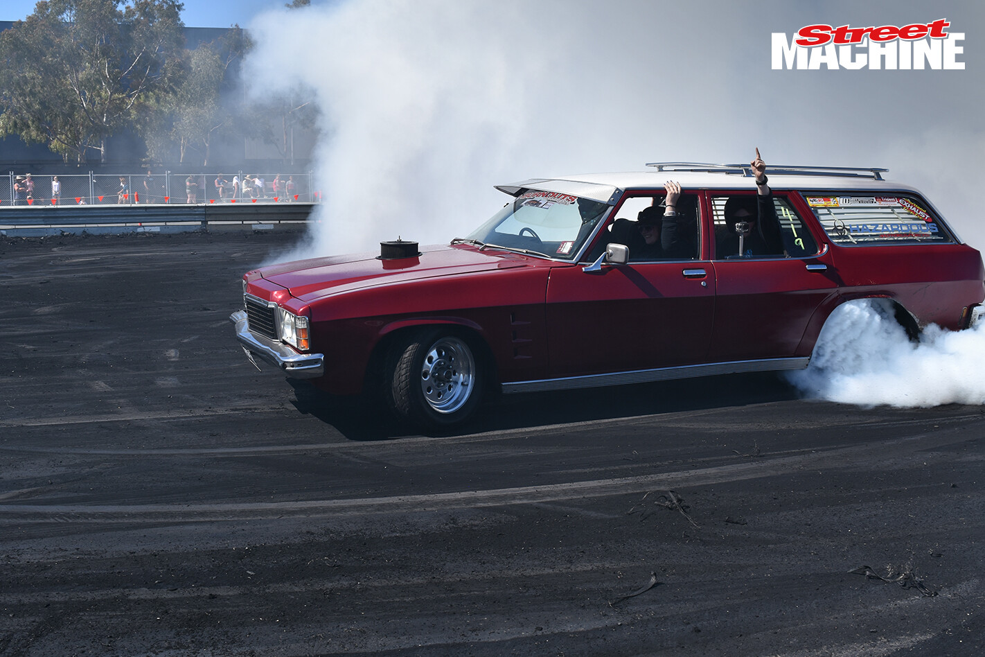 Holden HZ Wagon Burnout POPSHZ