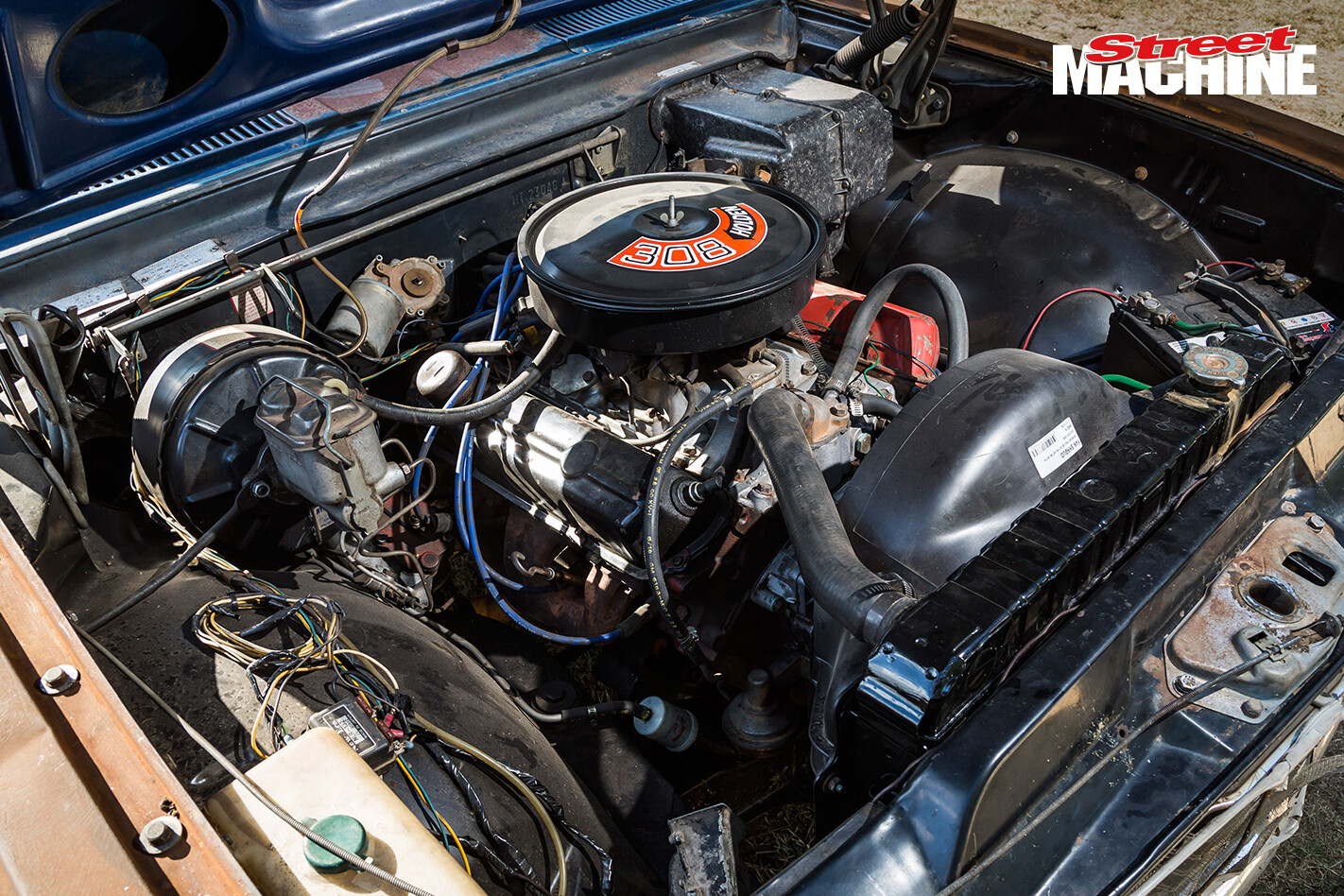 Holden NRMA Van Old Engine