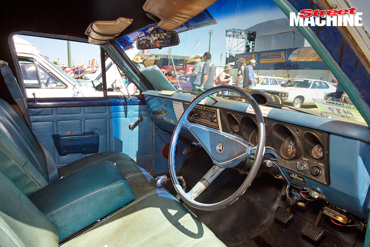 Holden NRMA Van Old Interior