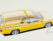 Street Machine News Holden Sandman Concept Drawing