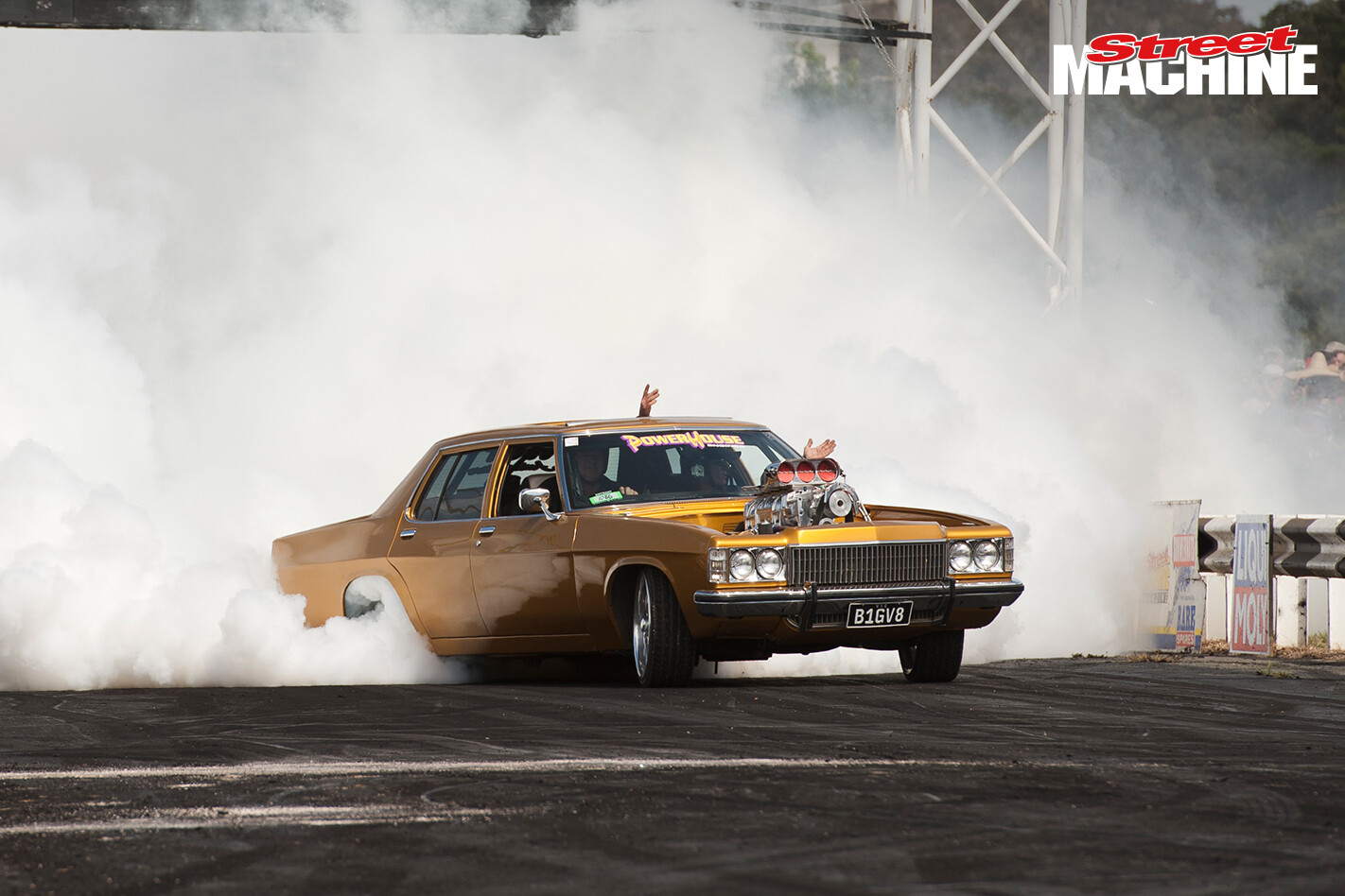 Holden Statesman Blown Burnout BIGV8