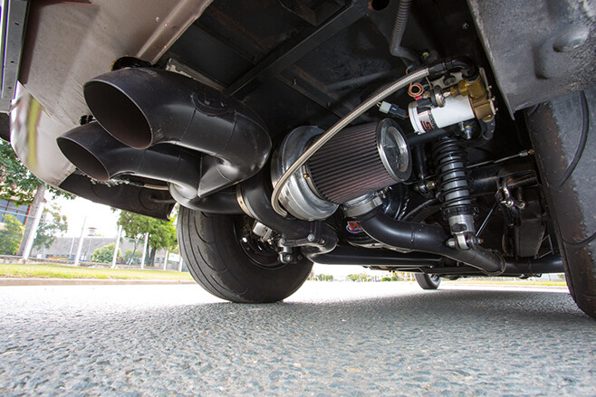 Holden LJ Torana exhaust