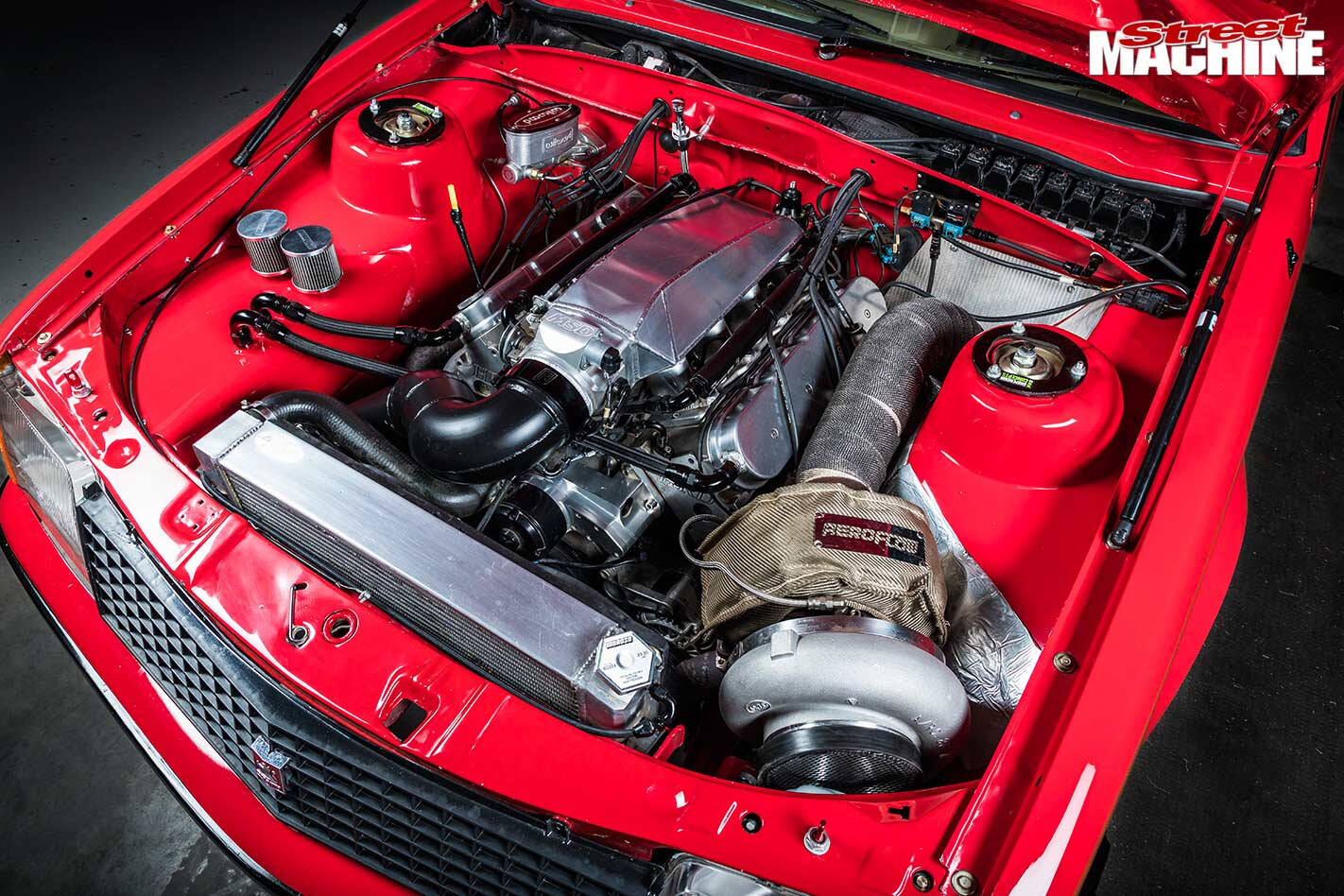 Holden VC Commodore engine bay