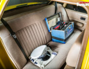 Holden VK Commodore cop car rear seats