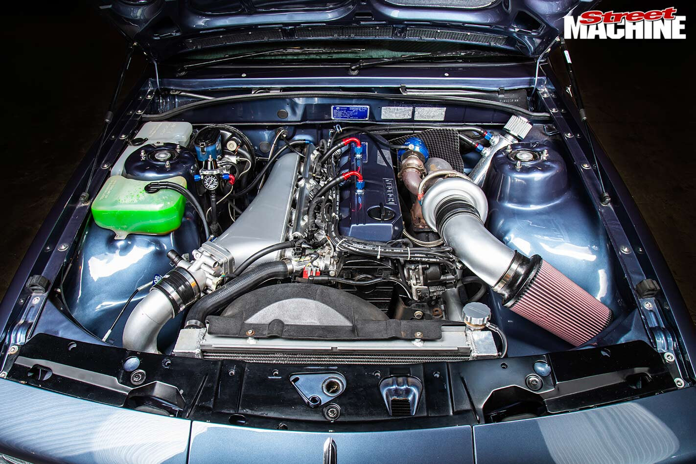 Holden VL Calais engine bay