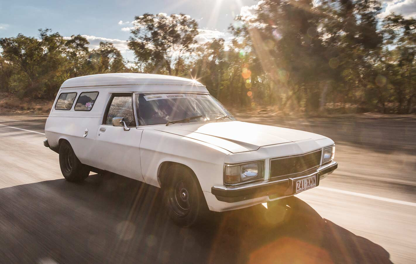 Holden WB panelvan onroad