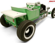 hot rod roadster rear angle