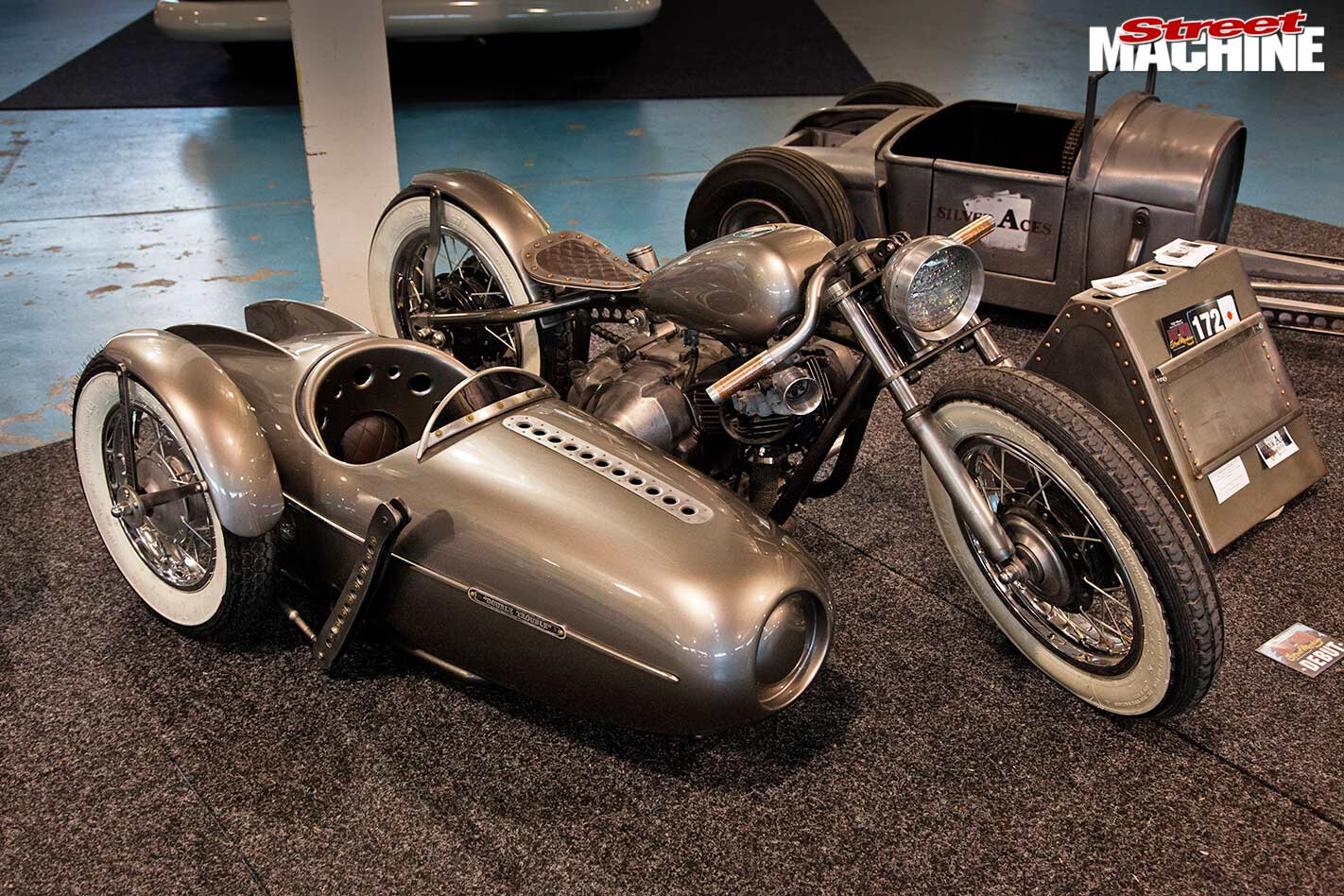 sidecar outfit at WA Hot Rod Spectacular