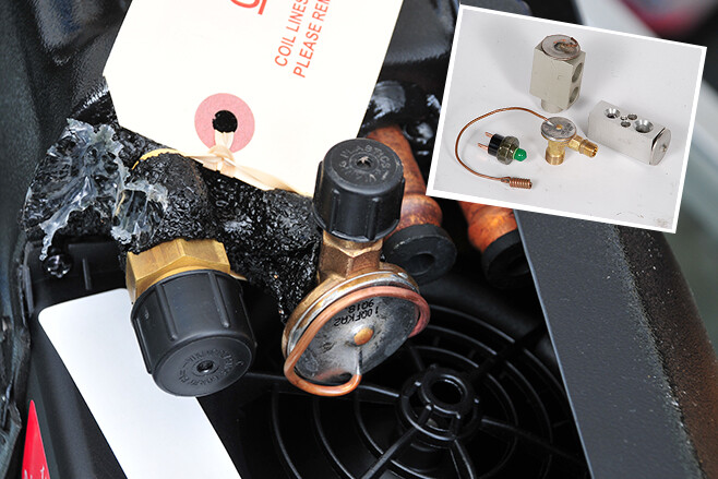 Fitting an aircon kit