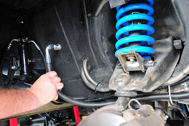 Fitting an aircon kit