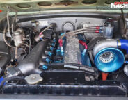 HR Holden engine bay