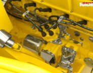 Holden HR ute engine bay