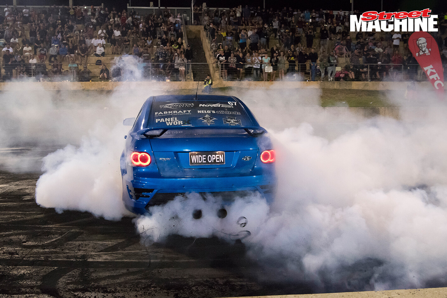 HSV Clubsport Blown Burnout WIDEOPEN