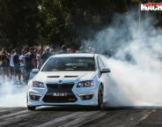HSV GTS burnout