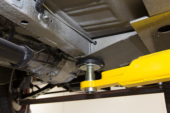 car on hoist