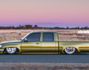 Street Machine Features Jasmine Green Hilux Side Wm