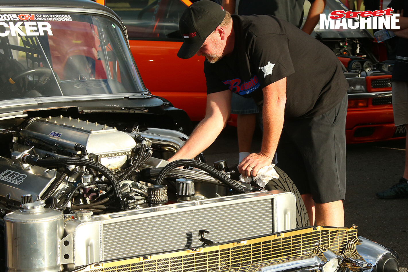 Jeff Lutz 57 Chev Evil Twin