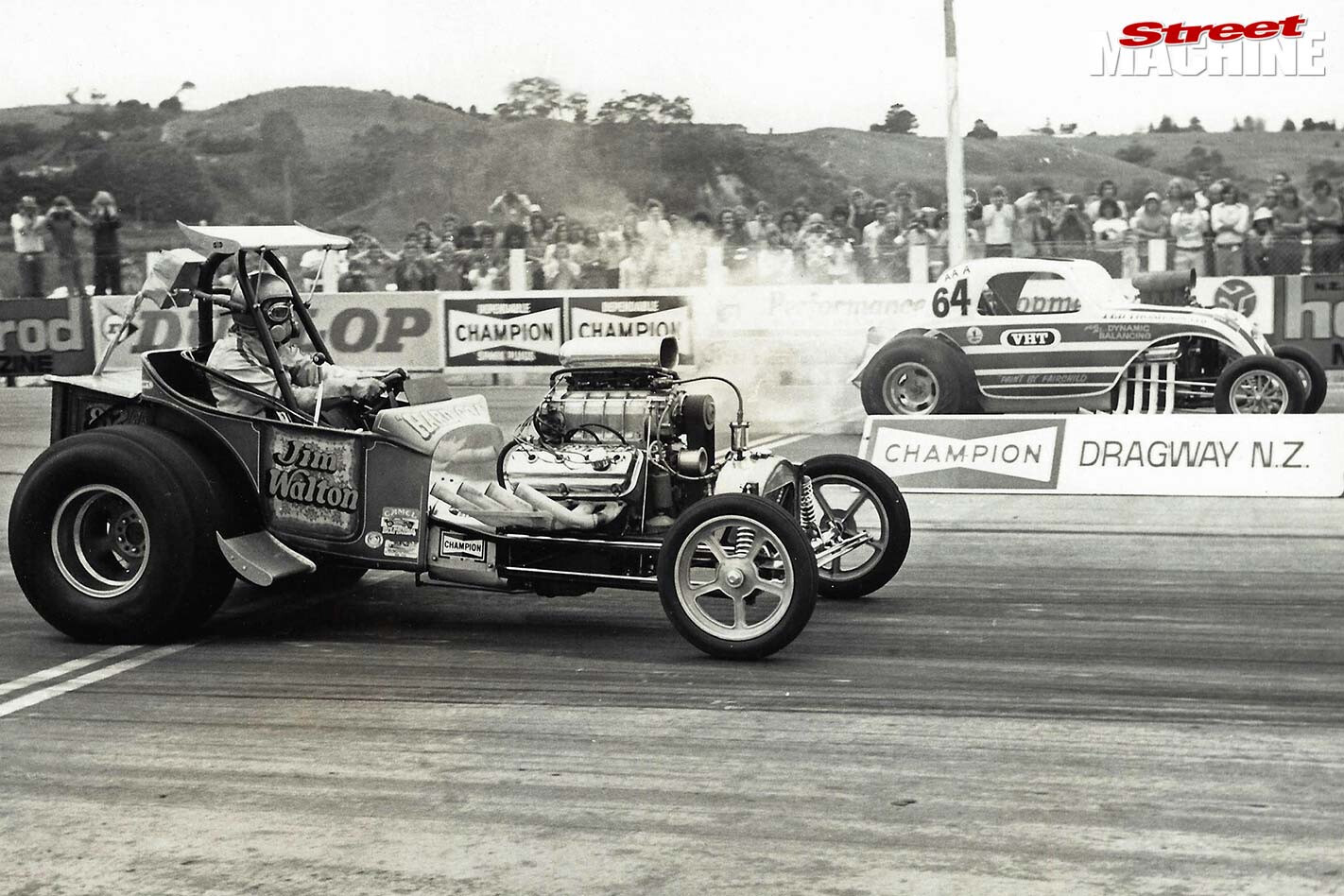 Aussie drag racer Jim Walton