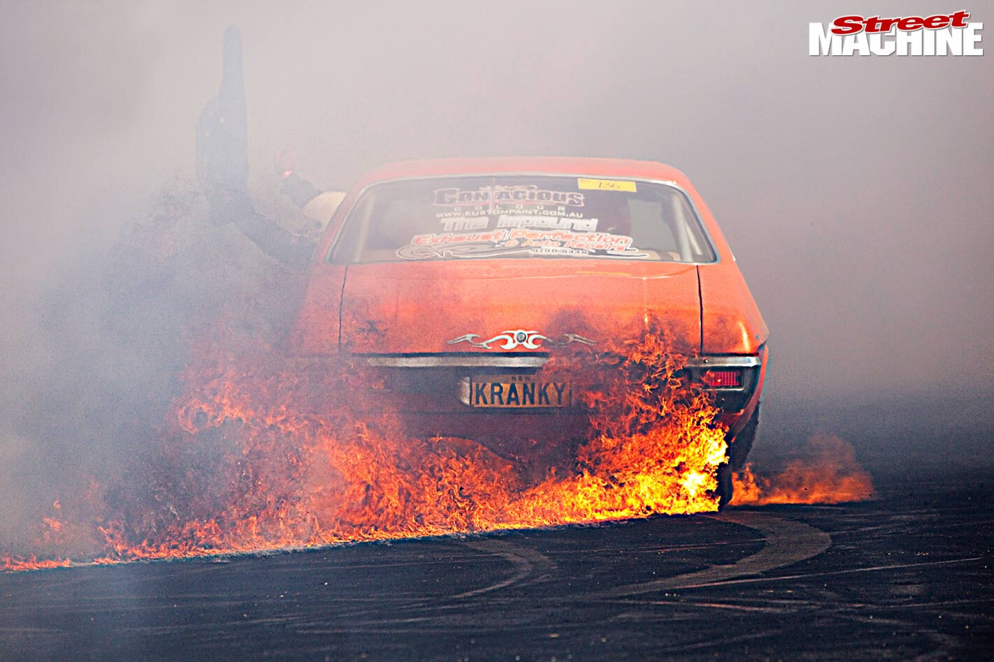 Holden HQ burnout