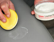 cleaning leather seats