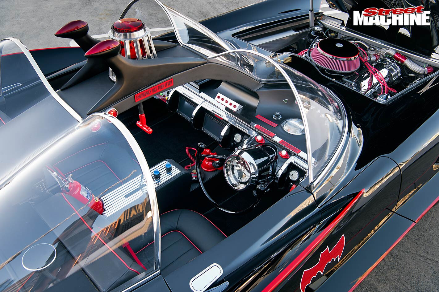 1966 Lincoln Continental Batmobile tribute