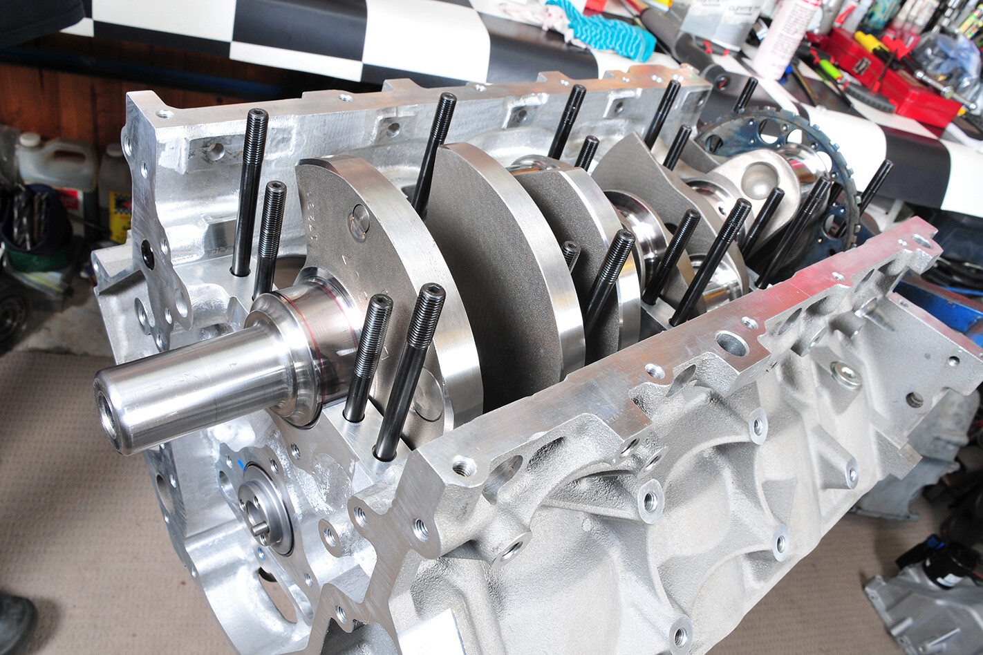 LS engine - crank