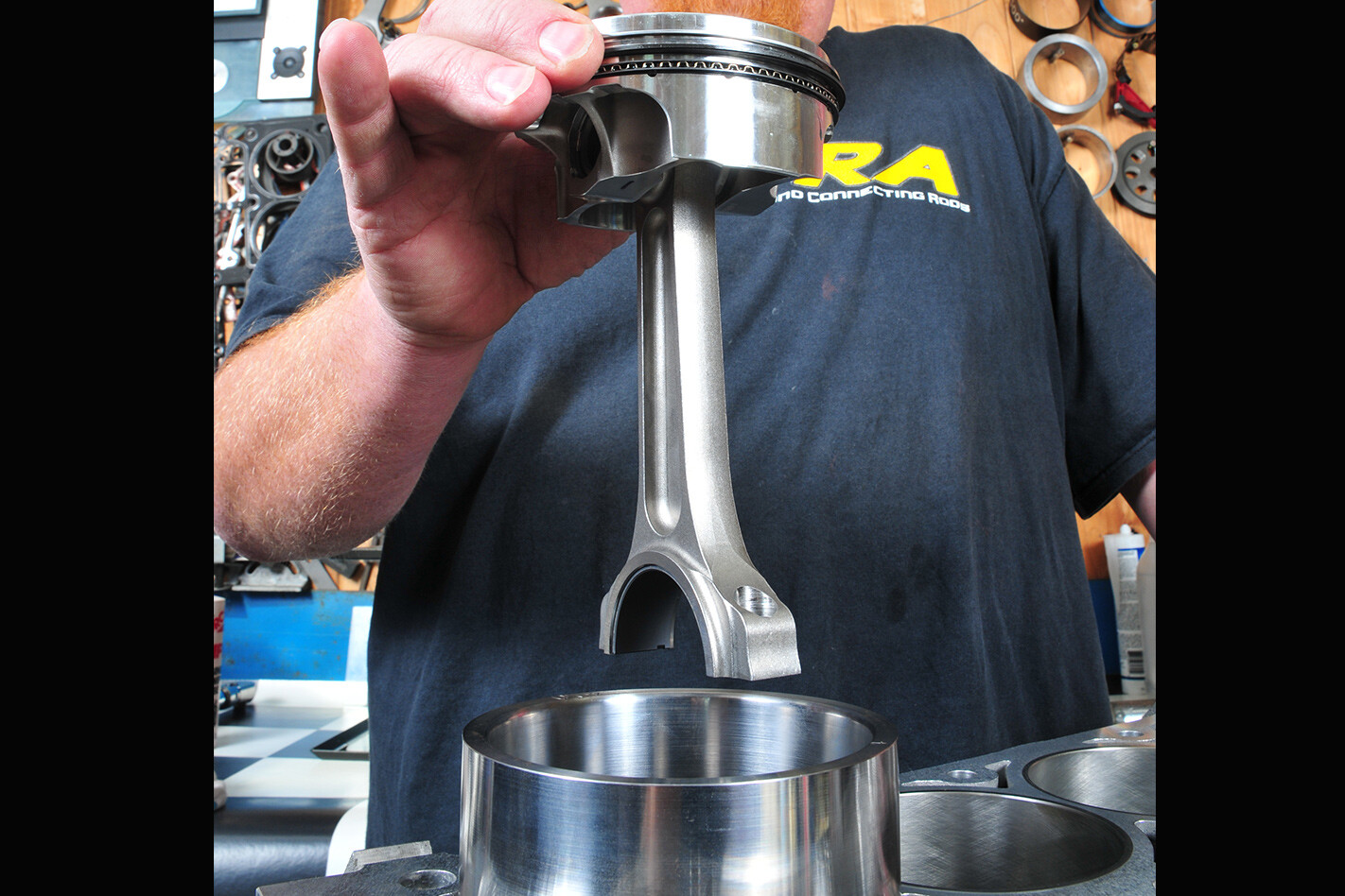 LS engine - piston & rod