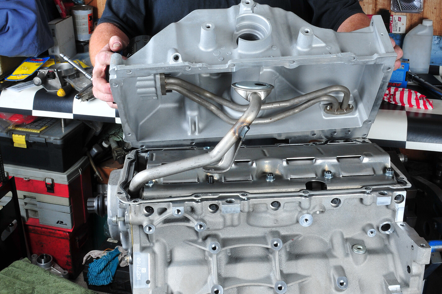 LS engine build - sump
