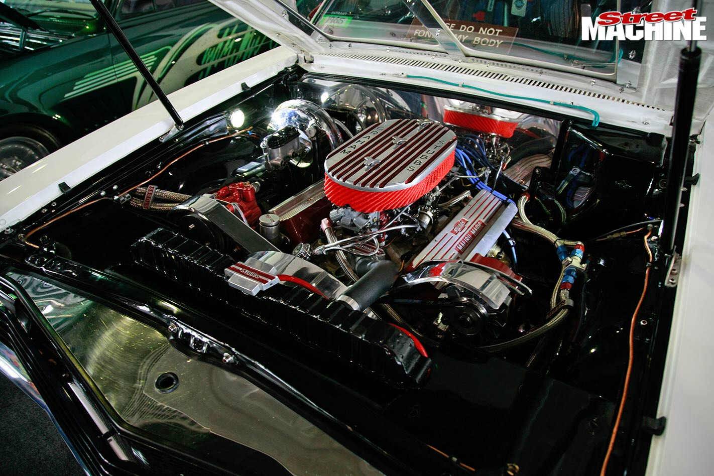1965 Chev Nova engine bay