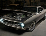 Street Machine Features Matt Mitchell Cuda Bonnet Up Crop