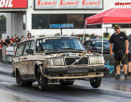 Twin Turbo Volvo wheelie