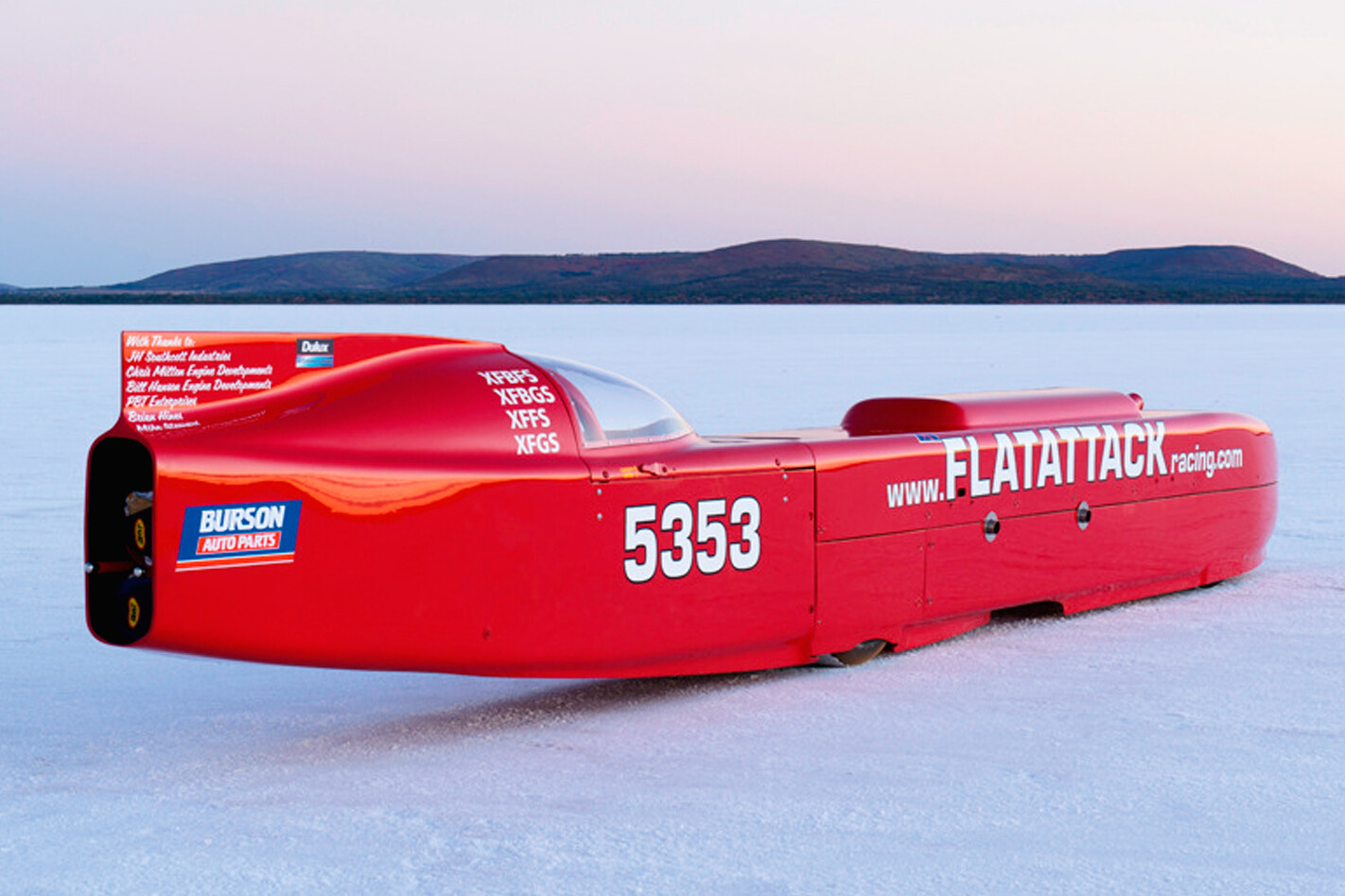 Mike Davidson salt racer