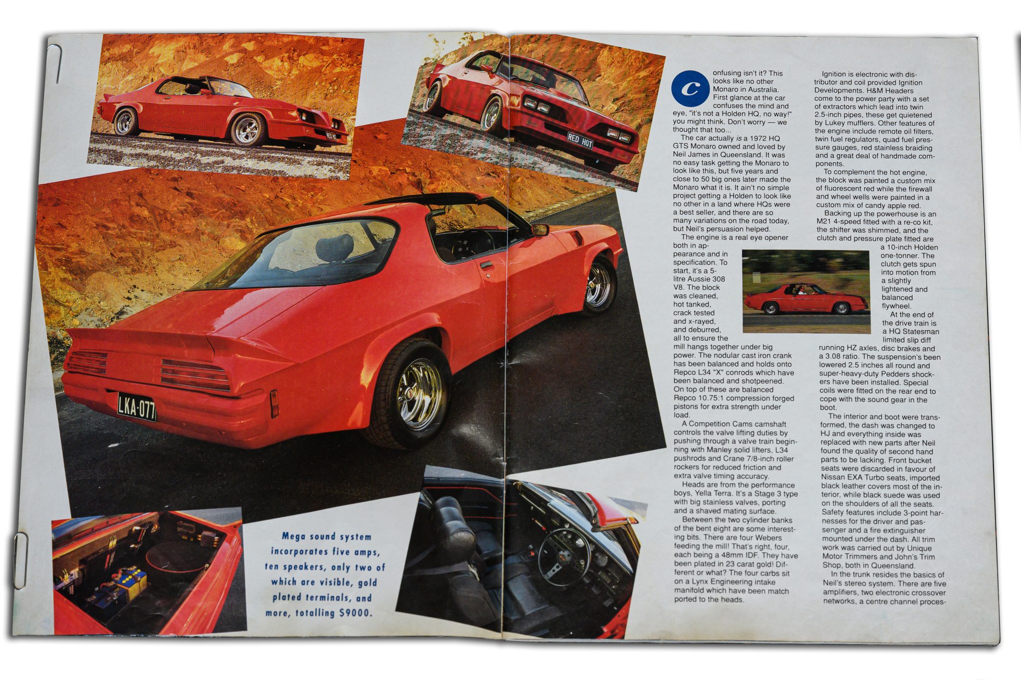 Street Machine Features Neil James Eager Maniac Hq Monaro Magazine Spread 2
