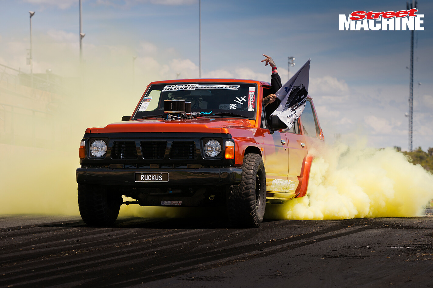 Nissan Patrol Burnout