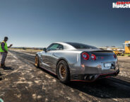 Nissan R35 GTR on track