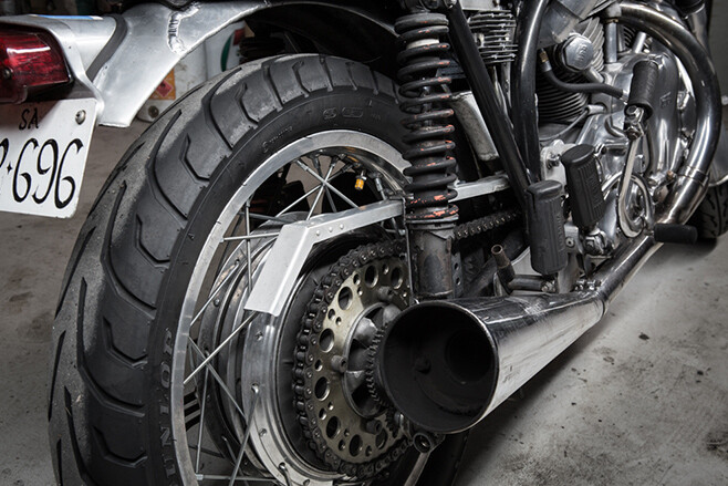 Norvin motorcycle exhaust