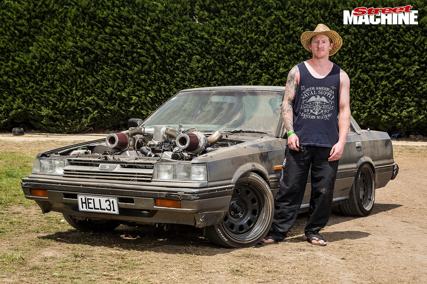 Nz -muscle -car -madness -74-nissan -skyline -ratter