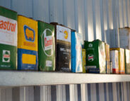 oil tin collection