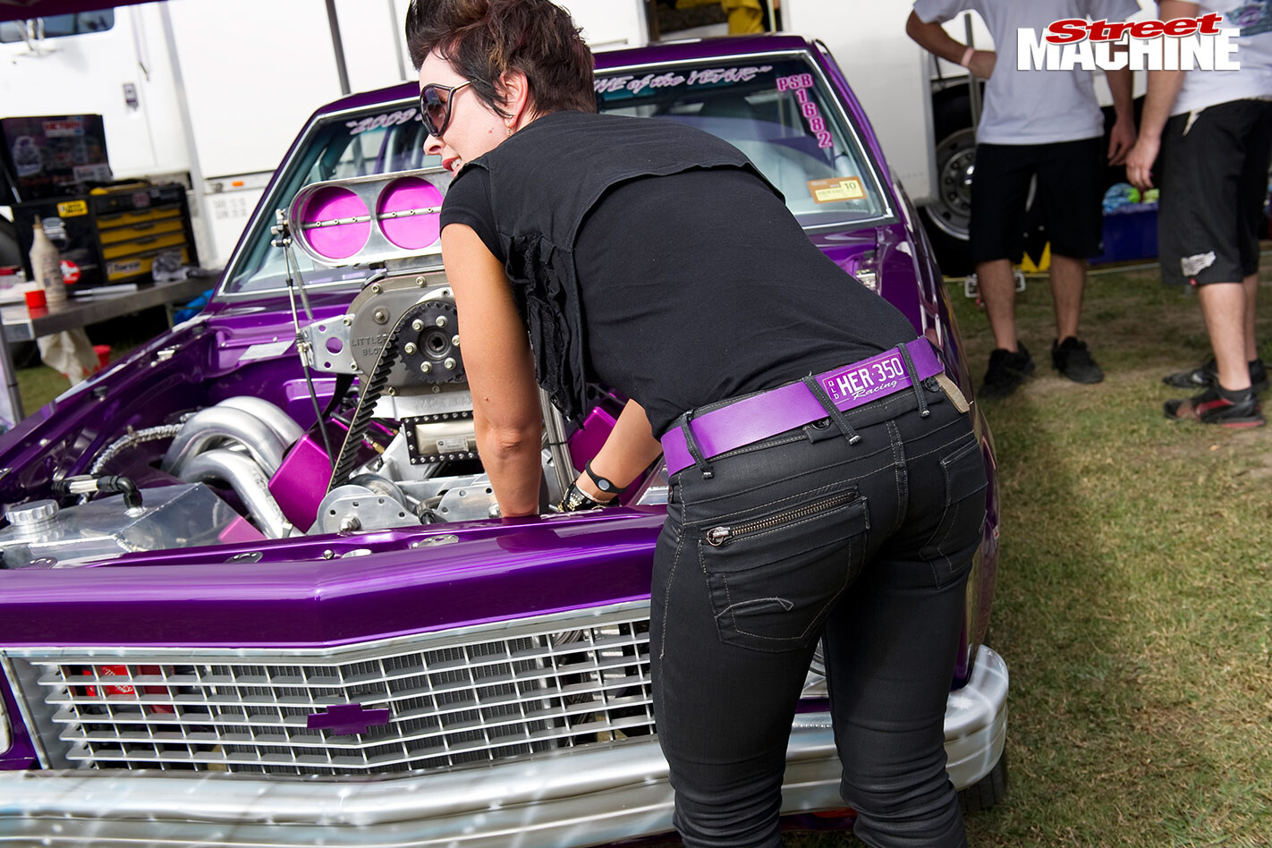 Angela Dow and her LX Torana
