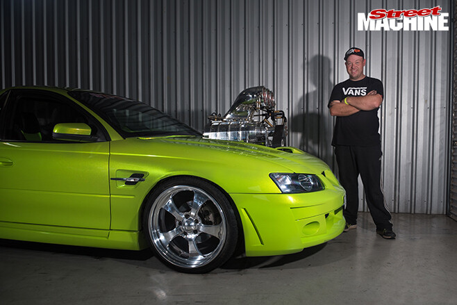 Performance car mania green Holden 383ci LS1 VZ Maloo