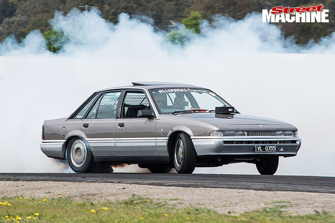 Performance car mania holden HK premier burnout
