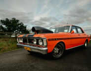 Street Machine Features Peter Tsekenis XY Falcon Front Angle