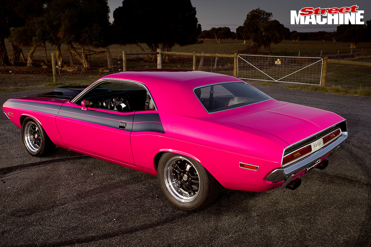 PINK-1970-DODGE-CHALLENGER-rear