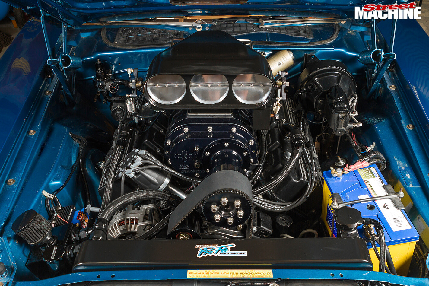 Plymouth -barracuda -engine -bay
