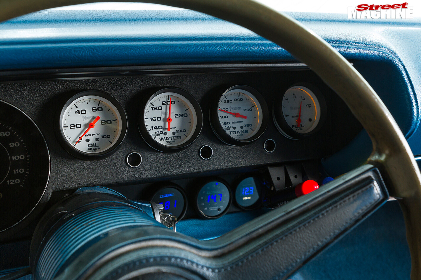 Plymouth -barracuda -gauges