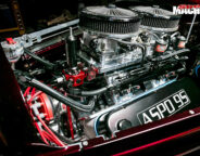 Plymouth coupe engine bay