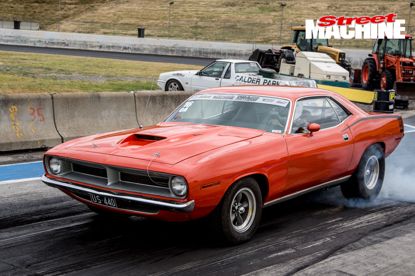 Plymouth Cuda Burnout 18