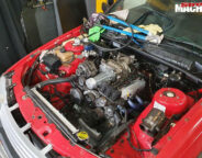 Carnage Plus project Supermang engine bay