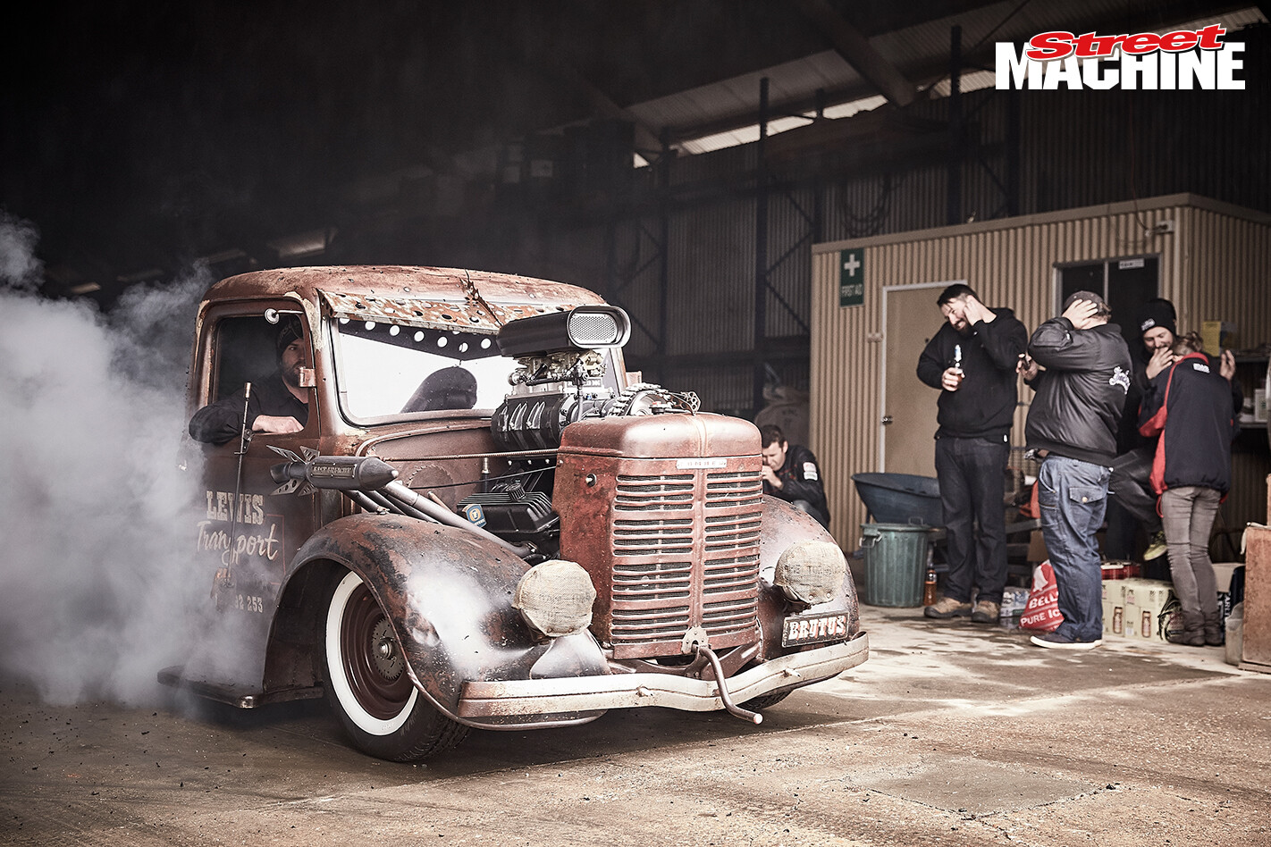 Rat Rod Blown Burnout
